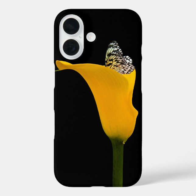 Coques Case-Mate iPhone Papillon dans un lys calla (Verso)