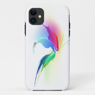 Coque iPhone 11 Papillon de peinture Abstrait