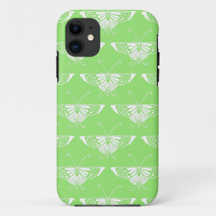 Case-Mate iPhone Case Papillon déco stylisé - vert citron