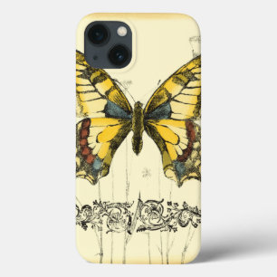 Case-Mate iPhone Case Papillon décoratif avec des fleurs sauvages