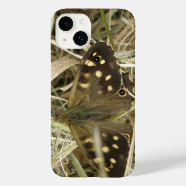 Coques Case-Mate iPhone Papillon en bois moucheté (Verso)
