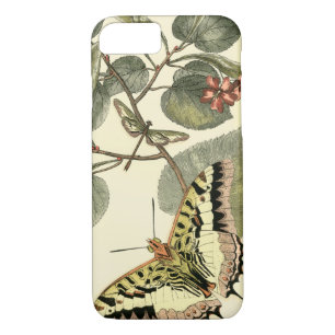 Etui iPhone Case-Mate Papillon et libellule à fleurs rouges