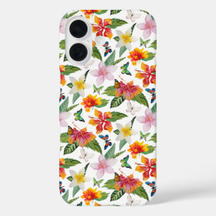 Coques iPhone 16 Papillon floral