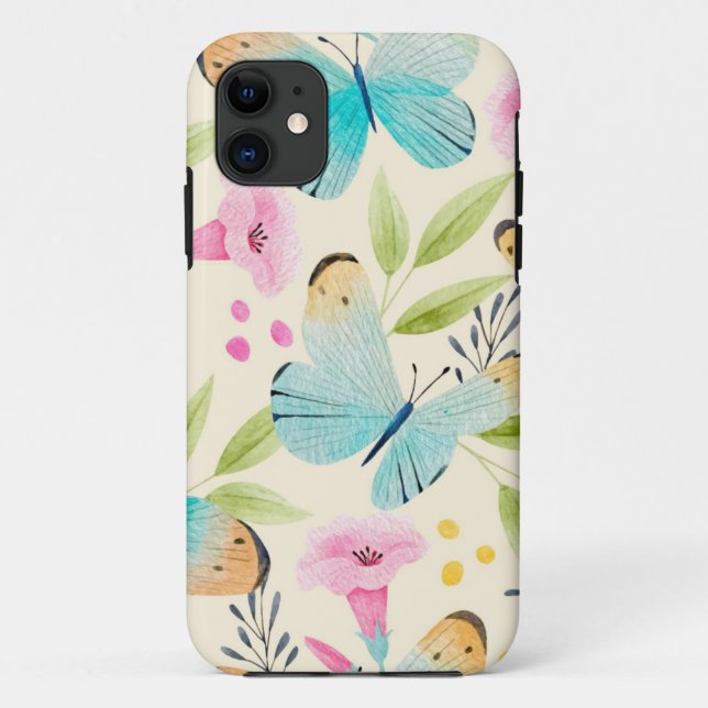 Coques Case-Mate iPhone Papillon lunaire (Dos)