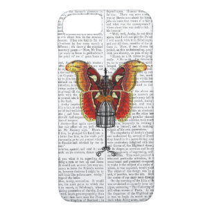 Coque iPhone 8/7 Papillon Mannequin Rouge Et Jaune