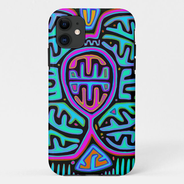 Coques Case-Mate iPhone Papillon Mariposa Kuna Indien (Dos)