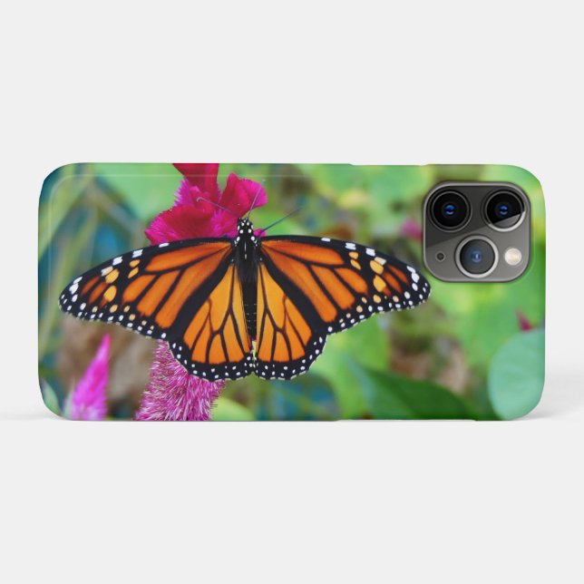 Coques Case-Mate iPhone Papillon Monarque (Dos (Horizontal))