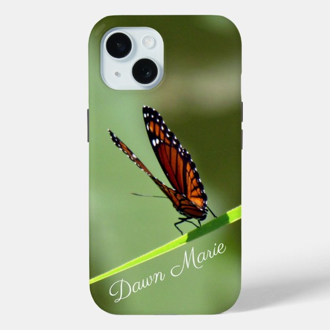 Coques Case-Mate iPhone Papillon Monarque personnalisé - Boîtier téléphoni (Verso)