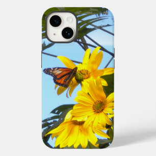 Coque Case-Mate iPhone Papillon Monarque Sur Les Tournesols