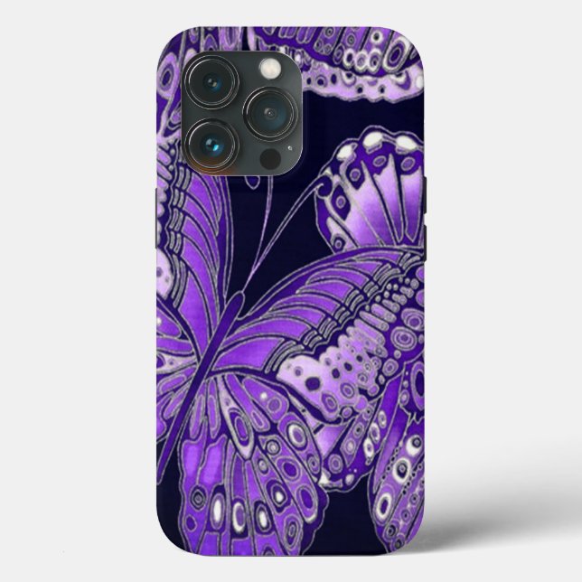 Coques Case-Mate iPhone Papillon pourpre (Verso)
