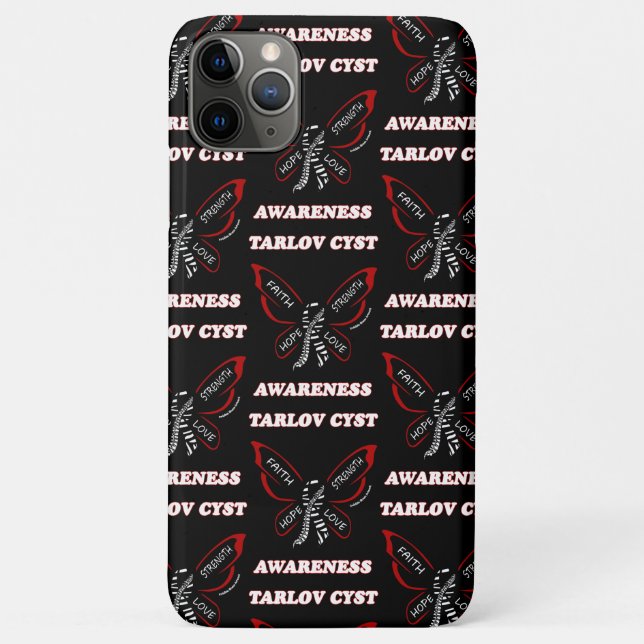 Coques Case-Mate iPhone Papillon/Prise de conscience...Kyste de Tarlov (Dos)