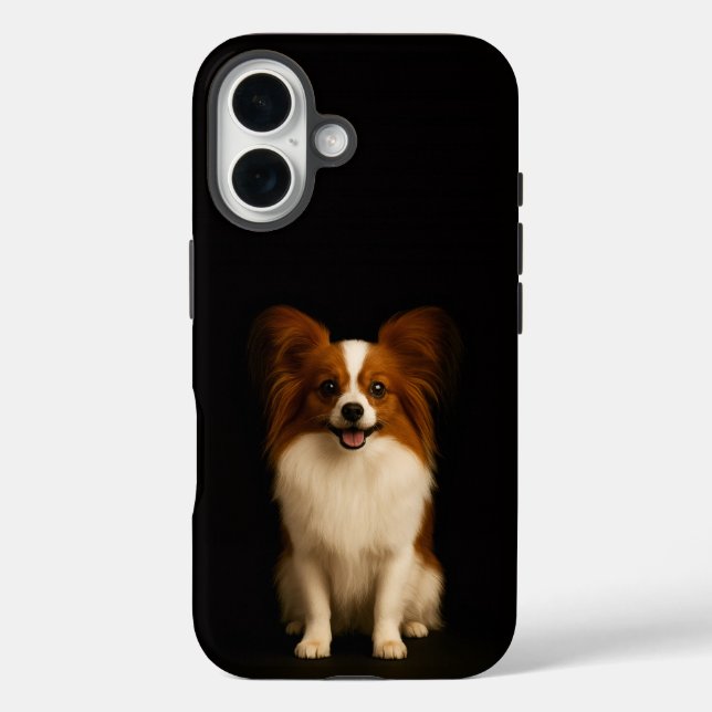 Coques Case-Mate iPhone Papillon raffiné Black 4 Luxe iPhone 16 Mate, (Verso)