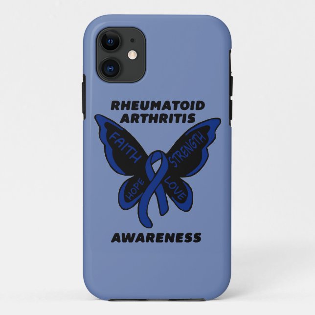 Coques Case-Mate iPhone Papillon/rhumatisme articulaire de conscience… (Dos)