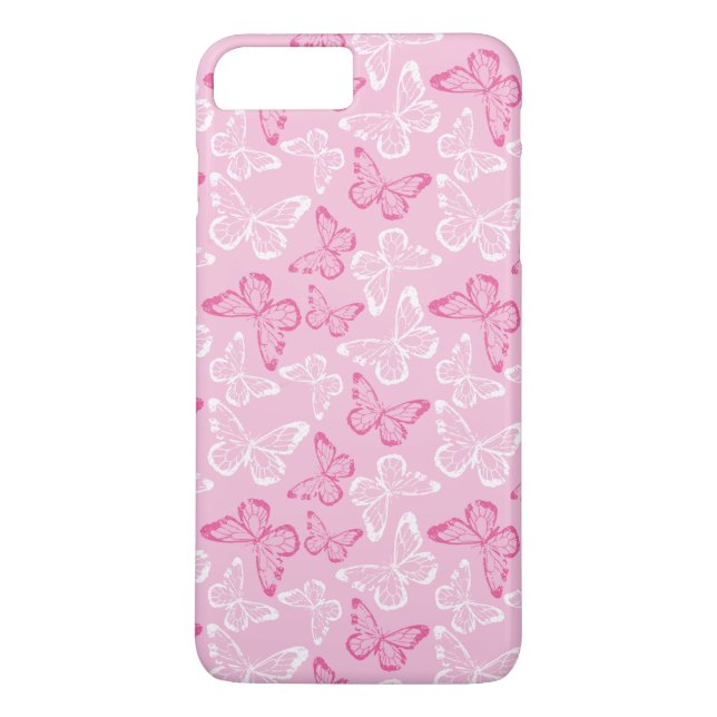 Coques Case-Mate iPhone Papillon Rose (Dos)