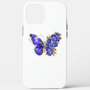 Case-Mate iPhone Case Papillon saphir à fleurs