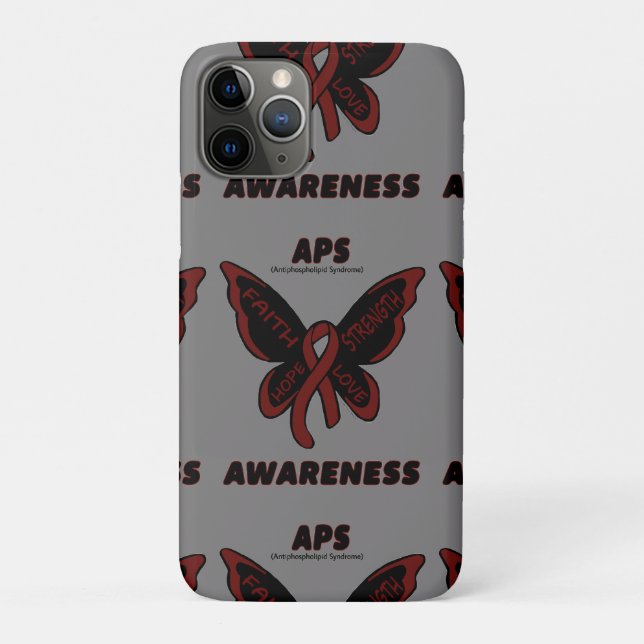 Coques Case-Mate iPhone Papillon/Sensibilisation...APS  (Dos)