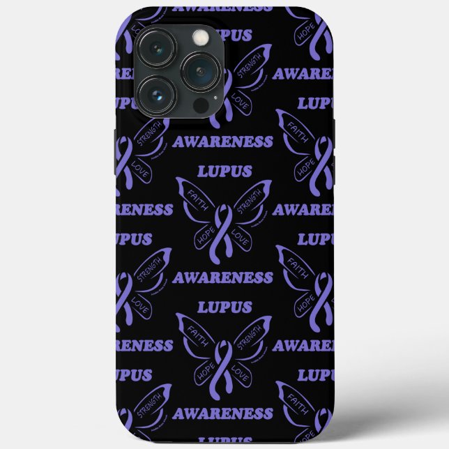 Coques Case-Mate iPhone Papillon/Sensibilisation...Lupus (Verso)