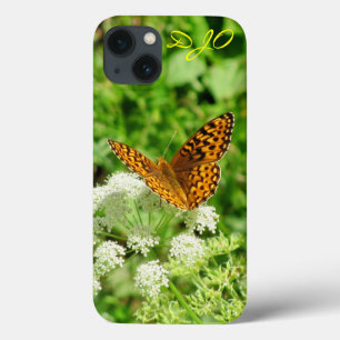 Coques Pour iPhone Papillon Sur Fleurs Blanches