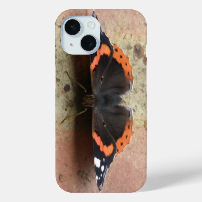 Coques Case-Mate iPhone Papillon Vanessa atalanta (Verso)