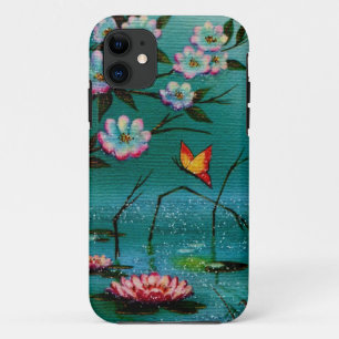 Etui iPhone Case-Mate Papillon vintage et fleurs