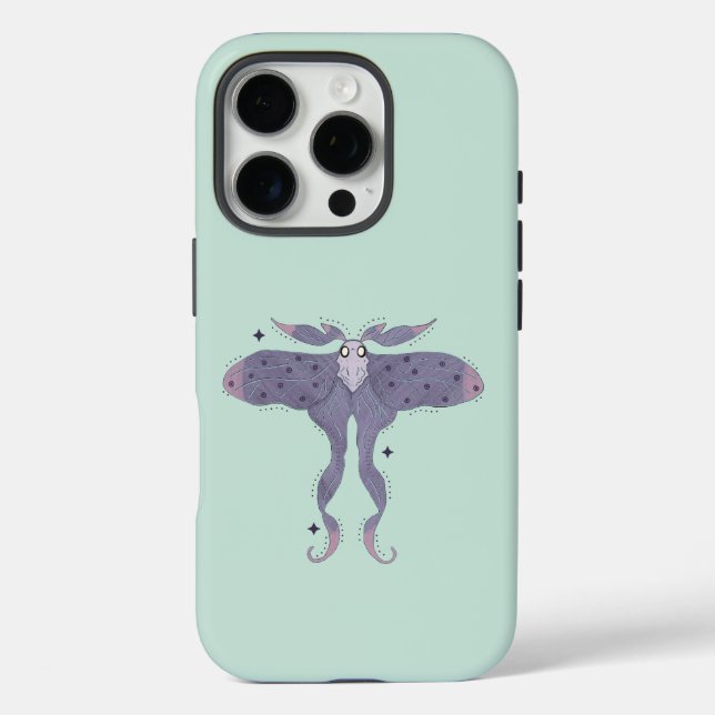 Coques Case-Mate iPhone Papillon Violet Capricieux avec Étincelles d'Étoil (Verso)
