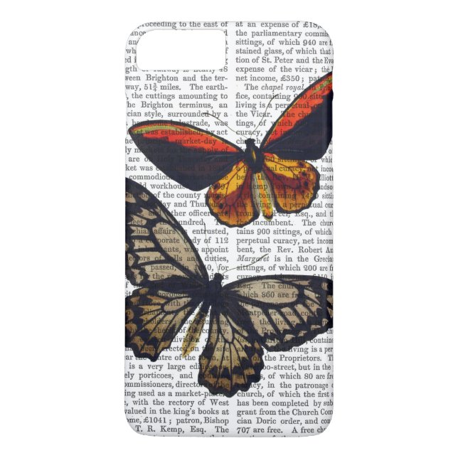 Coques Case-Mate iPhone Papillons 3 (Dos)