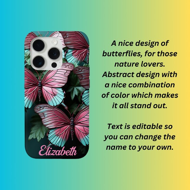 Coques Case-Mate iPhone Papillons à l'Imaginaire (Créateur téléchargé)