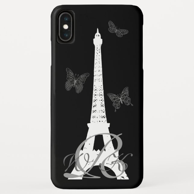 Coques Case-Mate iPhone Papillons à Paris (Dos)