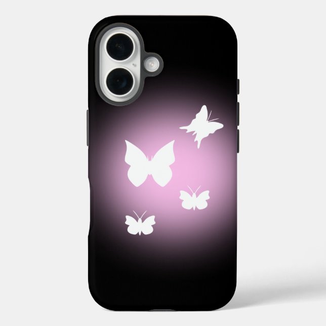 Coques Case-Mate iPhone Papillons blancs (Verso)