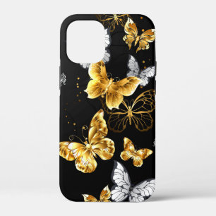 Case-Mate iPhone Case Papillons blancs et dorés