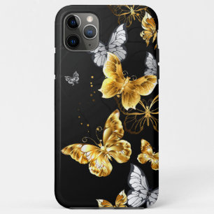 Case-Mate iPhone Case Papillons blancs et dorés