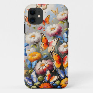 Case-Mate iPhone Case Papillons colorés dans le jardin