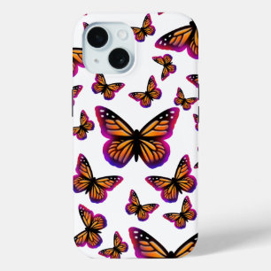 Coque Case-Mate iPhone Papillons couleur aquarelle