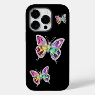 Coque Case-Mate iPhone Papillons en cristal arc-en-ciel
