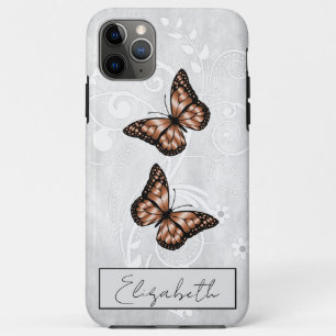 Case-Mate iPhone Case Papillons en cuivre brillants
