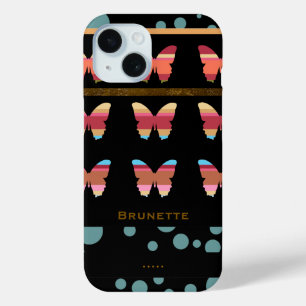 Coque Case-Mate iPhone Papillons et cercles triés