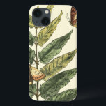 Etui iPhone Case-Mate Papillons et Feuilles avec cadre noir<br><div class="desc">Les papillons volent dans l'air,  atterrissant sur des feuilles dans cette scène botanique de Megan Meagher. Un cadre noir contient l'action. Mettez ce tableau paisible sur votre mur aujourd'hui !</div>