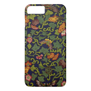 Coque iPhone 8 Plus/7 Plus Papillons et fleurs chinois vintages