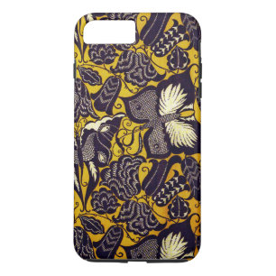 Coque iPhone 7 Plus Papillons et fleurs rétro