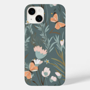 Coque Case-Mate iPhone Papillons et Fleurs sauvages d'été