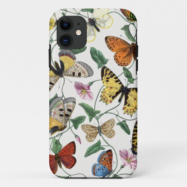 Coques Case-Mate iPhone Papillons et papillons de nuit 2 (Dos)