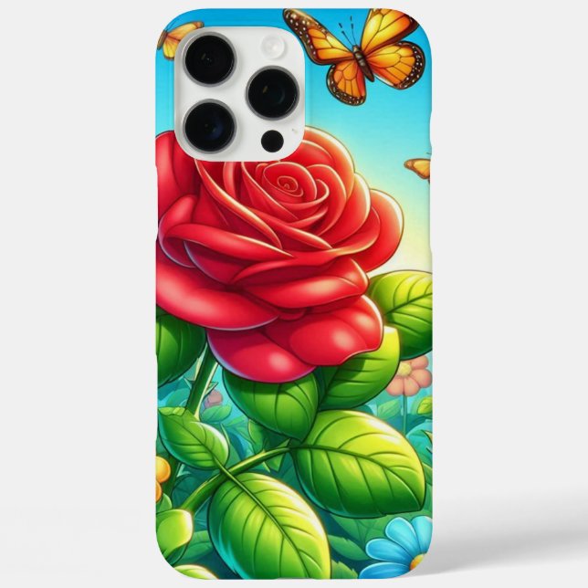 Coques Case-Mate iPhone Papillons et Roses enchantés (Verso)