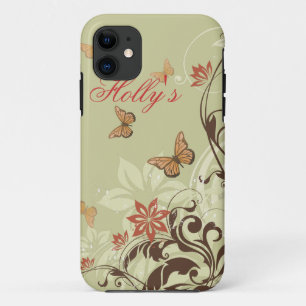 Coque Case-Mate Pour iPhone Papillons et vignes