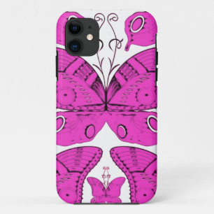 Coque Case-Mate Pour iPhone Papillons Fushia