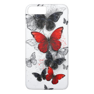Case-Mate iPhone Case Papillons noirs et rouges volants