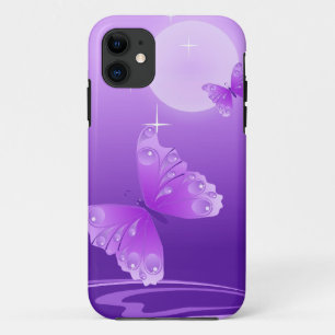 Coques Pour iPhone Papillons pourpres