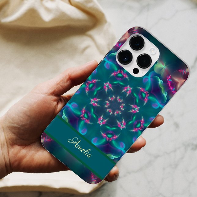 Coques Case-Mate iPhone Papillons rose mignonne Lumineuse Kaleidoscope Gir (Créateur téléchargé)