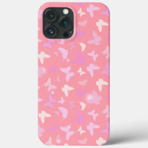 Case-Mate iPhone Case Papillons roses Motif sans couture