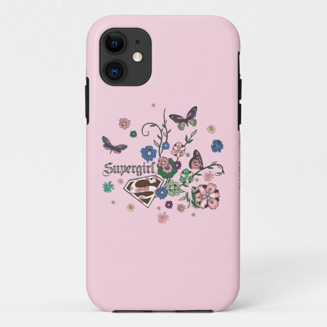 Coques Case-Mate iPhone Papillons supergirl (Dos)