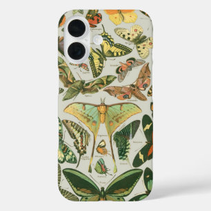 Coque Pour iPhone 16 Papillons Vintages papillons d'antiquités Art
